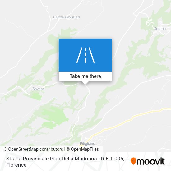 Strada Provinciale Pian Della Madonna - R.E.T 005 map