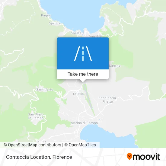 Contaccia Location map
