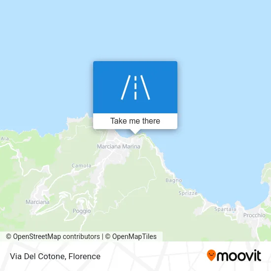 Via Del Cotone map