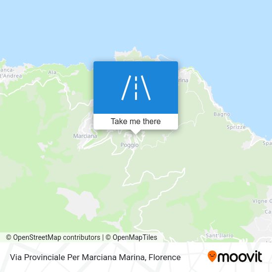 Via Provinciale Per Marciana Marina map