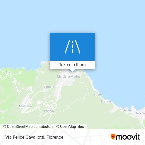 Via Felice Cavallotti map