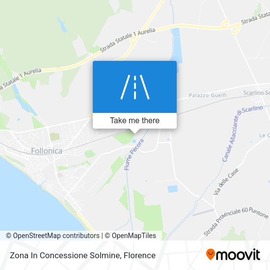 Zona In Concessione Solmine map