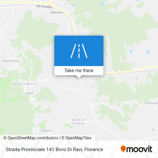 Strada Provinciale 141 Bivio Di Ravi map