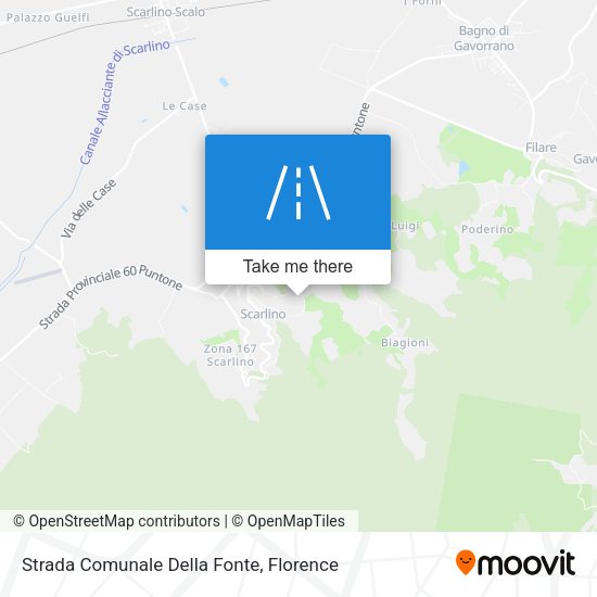Strada Comunale Della Fonte map