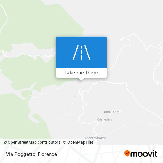 Via Poggetto map