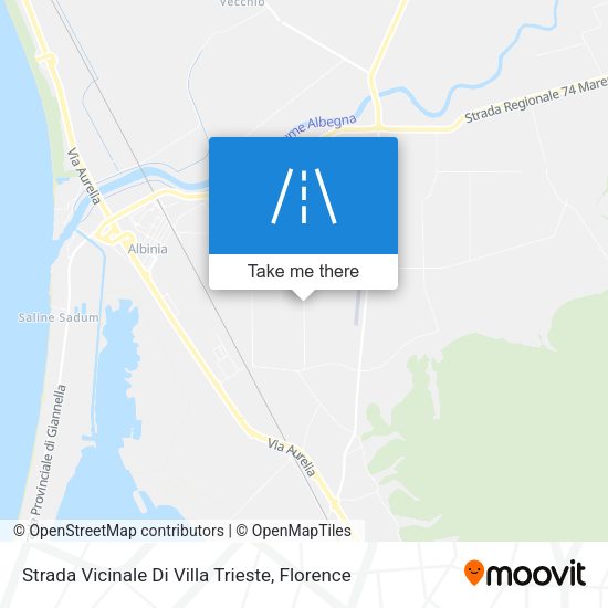Strada Vicinale Di Villa Trieste map