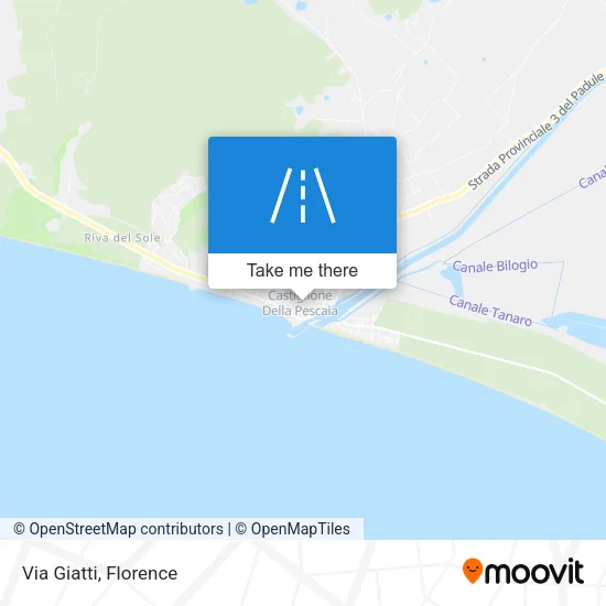Via Giatti map