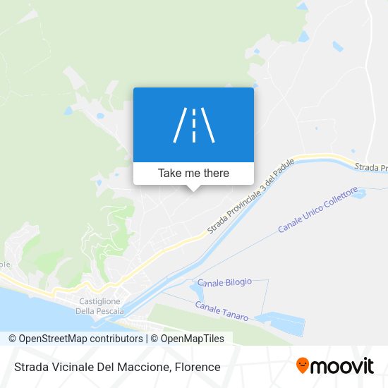 Strada Vicinale Del Maccione map