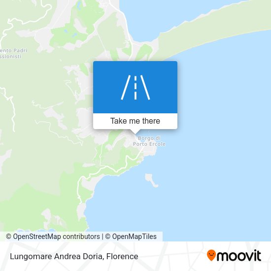 Lungomare Andrea Doria map