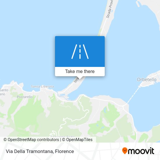 Via Della Tramontana map