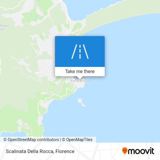 Scalinata Della Rocca map