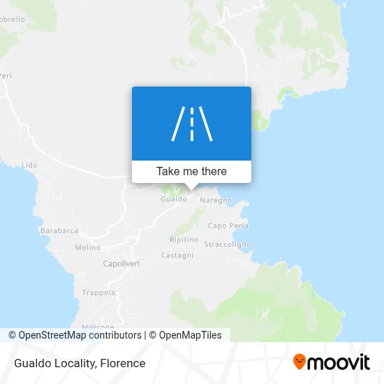 Gualdo Locality map
