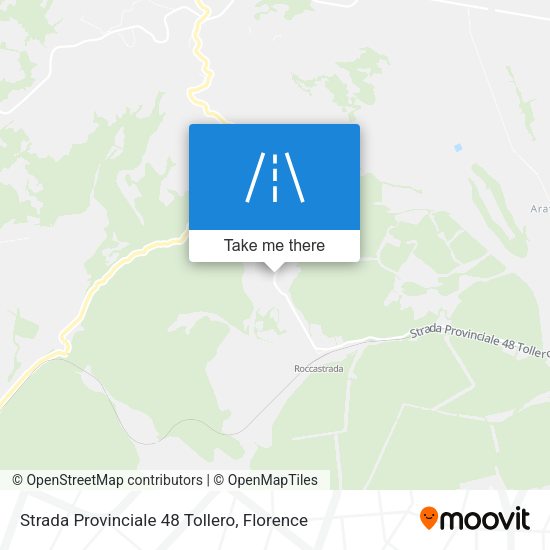 Strada Provinciale 48 Tollero map