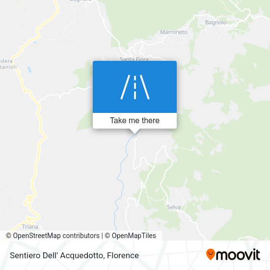 Sentiero Dell' Acquedotto map
