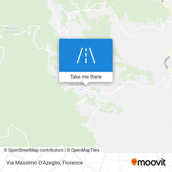 Via Massimo D'Azeglio map