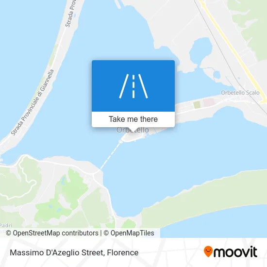 Massimo D'Azeglio Street map