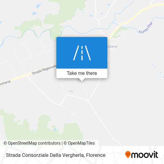 Strada Consorziale Della Vergherla map