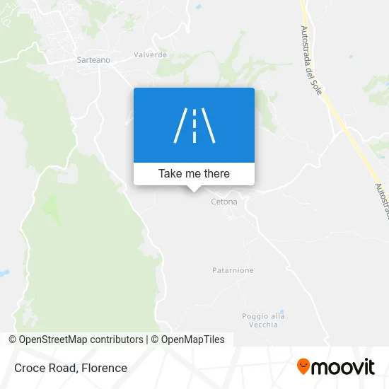 Croce Road map