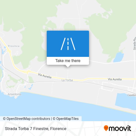 Strada Torba 7 Finestre map
