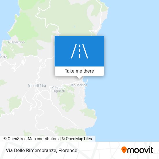 Via Delle Rimembranze map