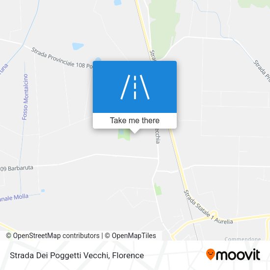 Strada Dei Poggetti Vecchi map