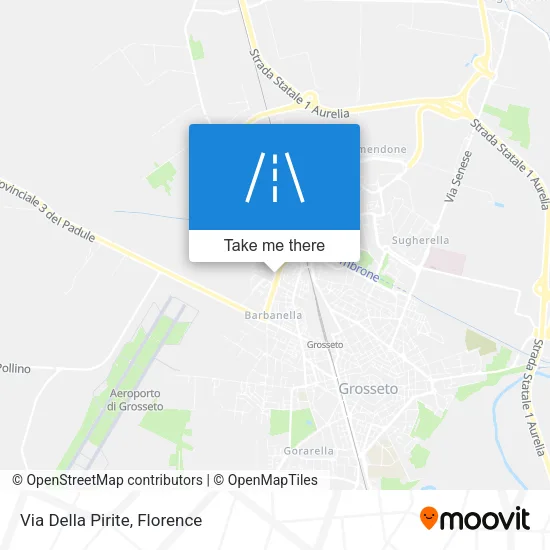 Via Della Pirite map