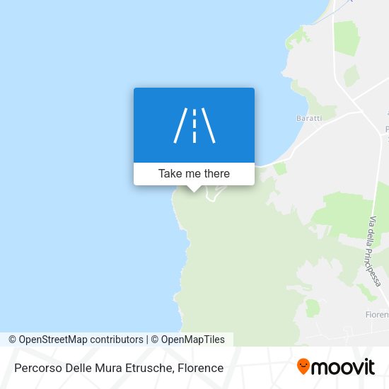 Percorso Delle Mura Etrusche map