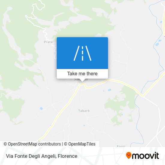 Via Fonte Degli Angeli map