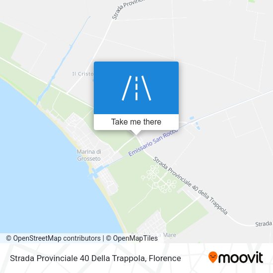 Strada Provinciale 40 Della Trappola map