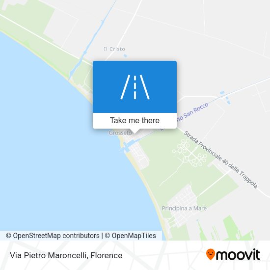 Via Pietro Maroncelli map