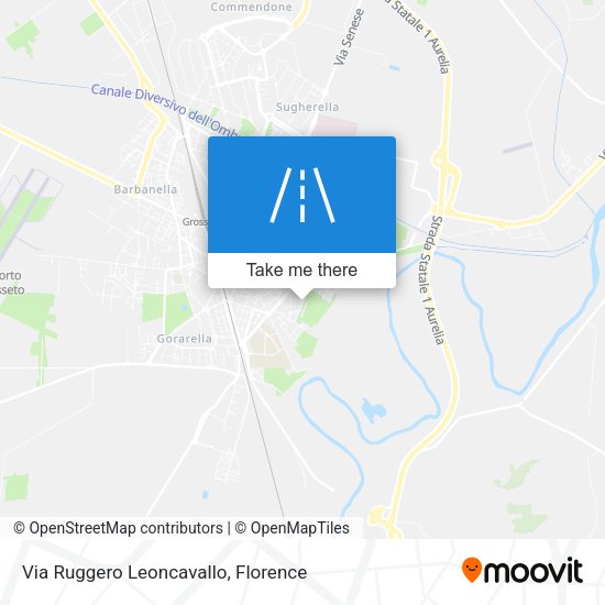 Via Ruggero Leoncavallo map