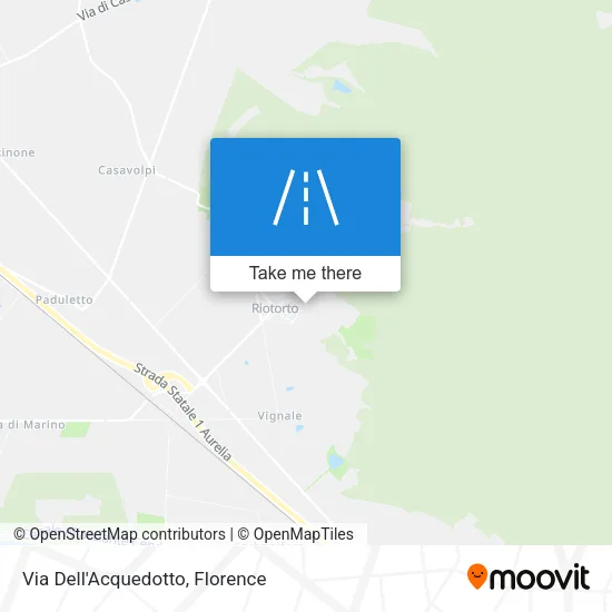 Via Dell'Acquedotto map