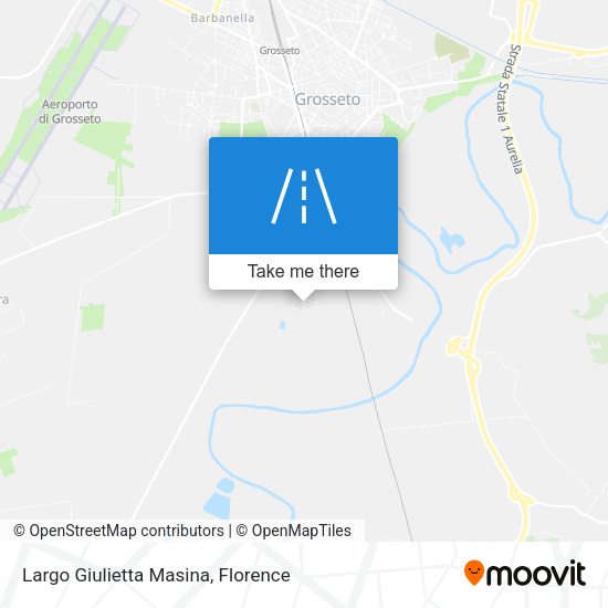 Largo Giulietta Masina map