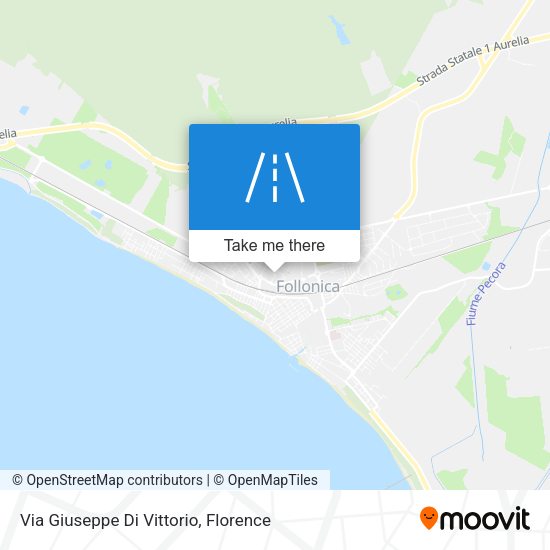 Via Giuseppe Di Vittorio map