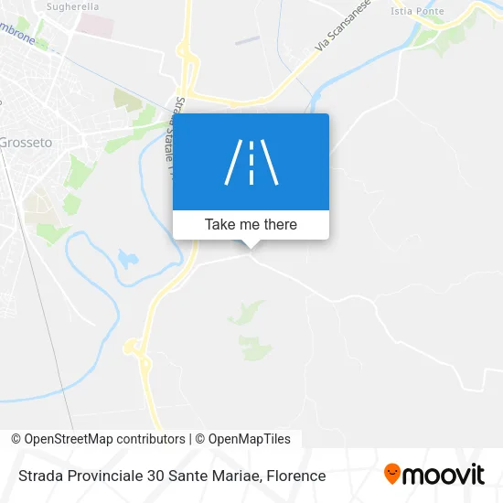 Strada Provinciale 30 Sante Mariae map