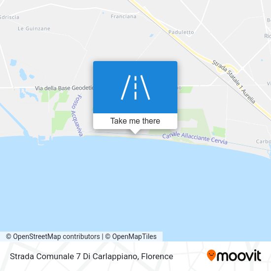 Strada Comunale 7 Di Carlappiano map