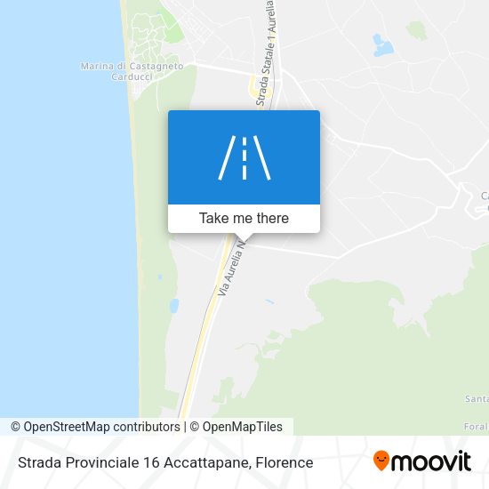 Strada Provinciale 16 Accattapane map