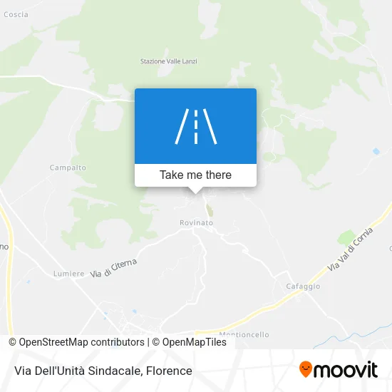 Via Dell'Unità Sindacale map