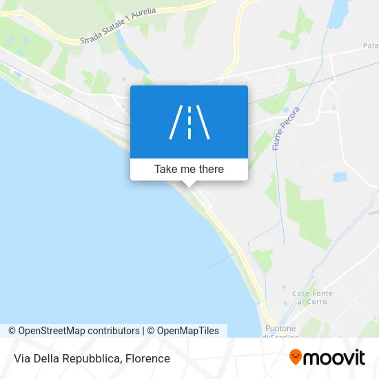 Via Della Repubblica map