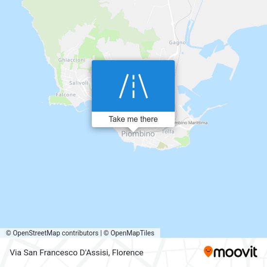 Via San Francesco D'Assisi map