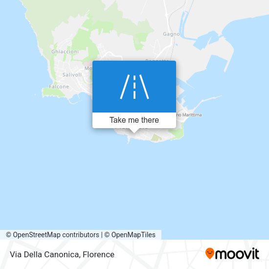 Via Della Canonica map