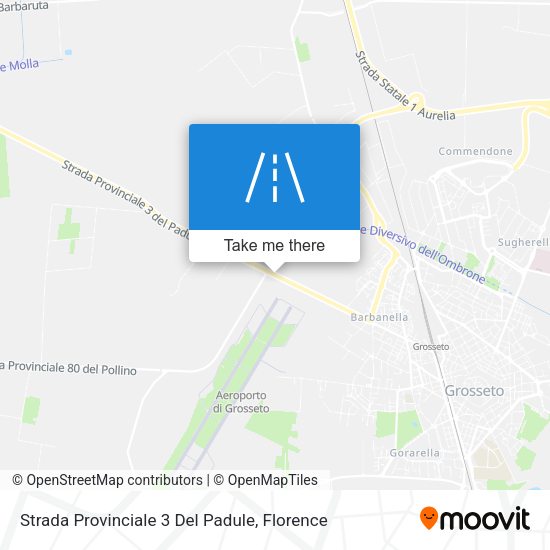 Strada Provinciale 3 Del Padule map