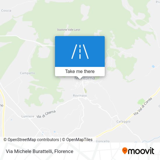 Via Michele Burattelli map