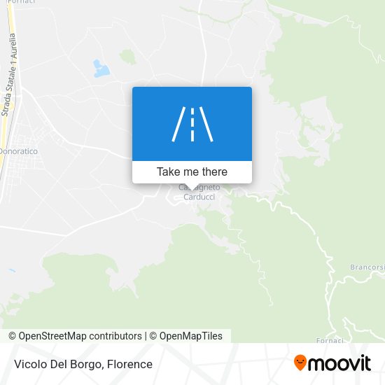 Vicolo Del Borgo map