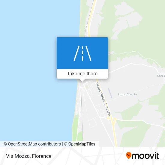 Mozza Street map