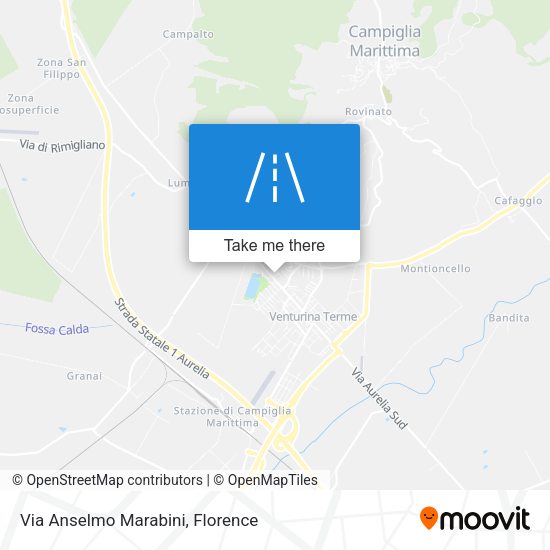 Via Anselmo Marabini map