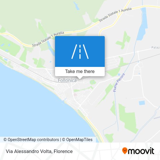 Via Alessandro Volta map