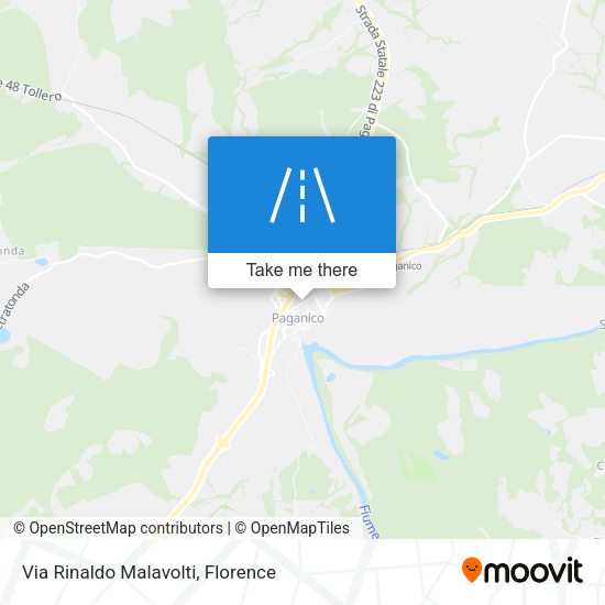 Via Rinaldo Malavolti map