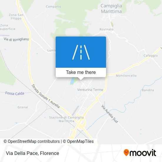 Via Della Pace map