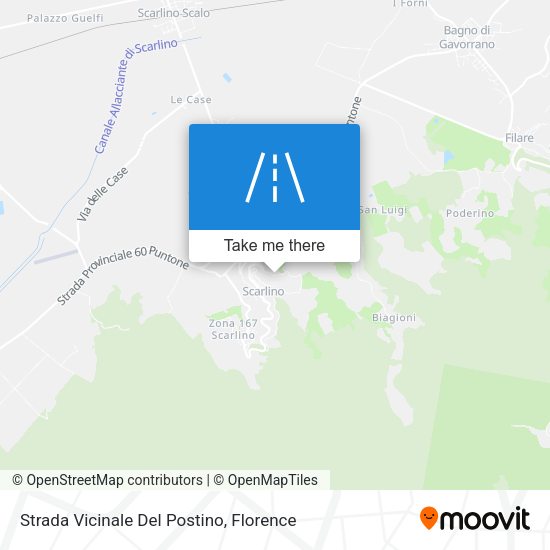 Strada Vicinale Del Postino map
